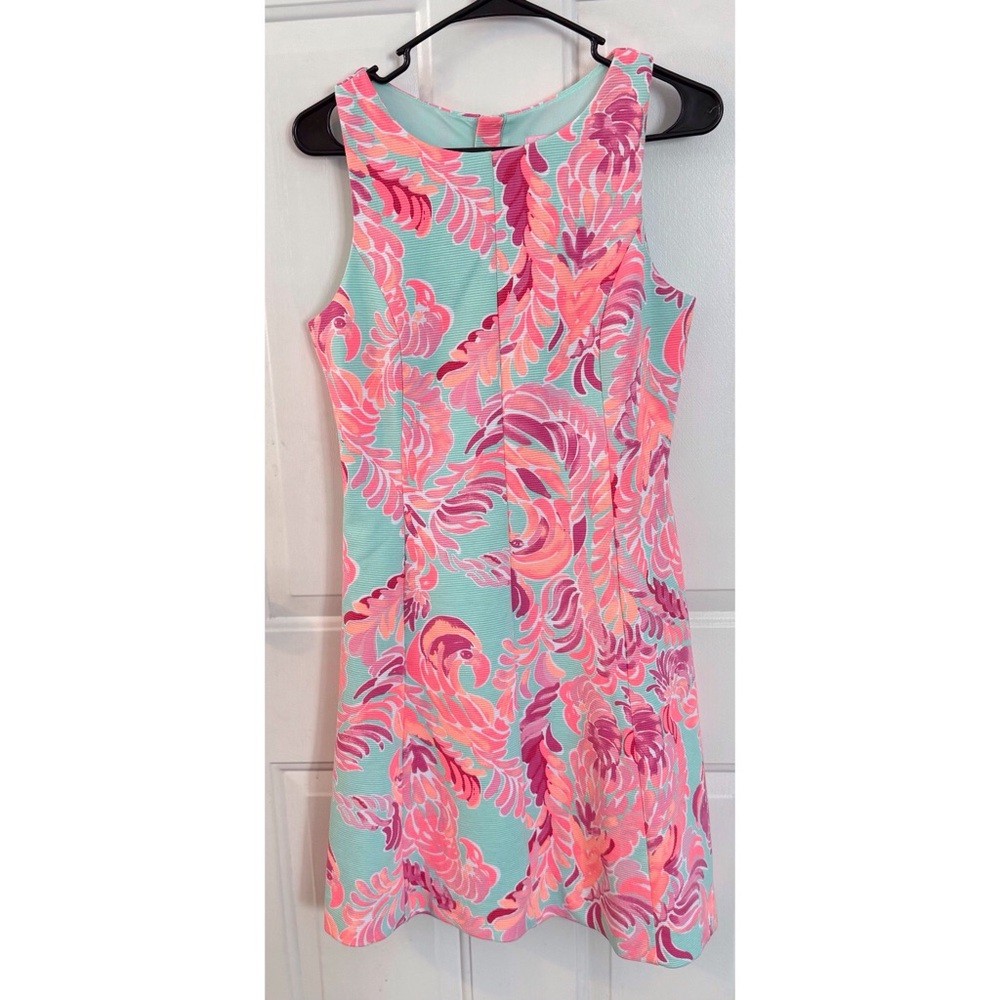 Lilly Pulitzer Cove Fit and Flare Dress in Poolside Love Birds